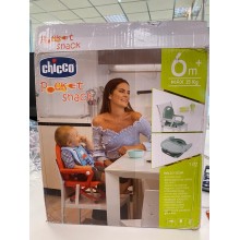 Chicco Pocket Snack Alzador de Silla para Niños para Comer, Apto de 6 Meses hasta 3 Años (15 kg)