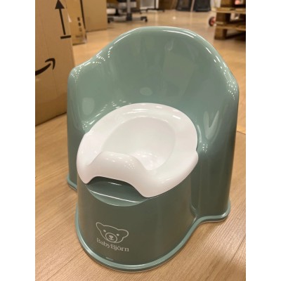Babybjörn Orinal Sillón, Verde Profundo/Blanco