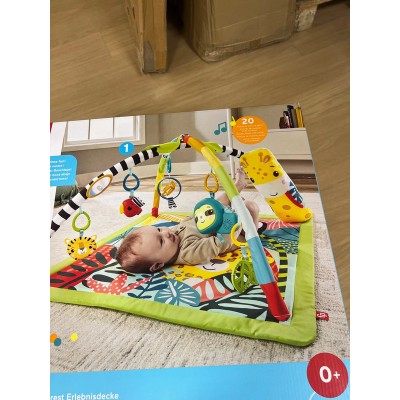 Fisher-Price Alfombra Gimnasio sensorial de Actividades Selva Tropical