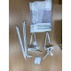 Asalvo Barrera de Cama 2 en 1 de 150 cm para Niño - Abatible con Correas Ajustables