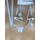 Asalvo Barrera de Cama 2 en 1 de 150 cm para Niño - Abatible con Correas Ajustables