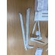 Asalvo Barrera de Cama 2 en 1 de 150 cm para Niño - Abatible con Correas Ajustables