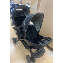 Graco Stadium Duo Click Connect - Silla de paseo, color gris/negro