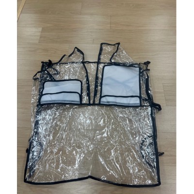 Orzbow Universal Plastico Lluvia Silla de Paseo Doble
