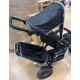 hauck Freerider Carro Gemelar Reclinable, Silla de Paseo Gemelar Plegable