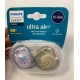 Philips Avent Ultra Air Soother: 2 chupetes ligeros y transpirables para bebés de 0 a 6 meses