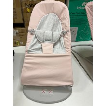 BabyBjörn Hamaca Balance Soft, tejido/jersey, rosa claro/gris
