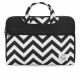 e-Vitta Chevron 15.6" Funda Negro, Color blanco