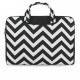 e-Vitta Chevron 15.6" Funda Negro, Color blanco