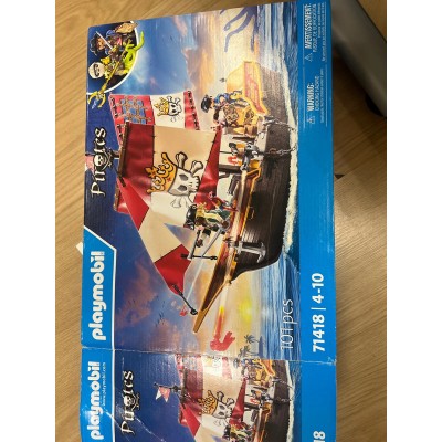 Playmobil Pirates 71418 Barco Pirata, emocionantes Aventuras en Alta mar
