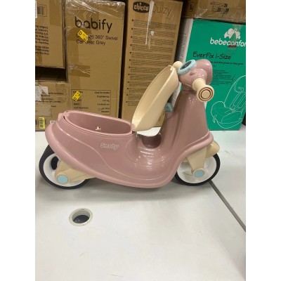 Smoby - Patinete Rosa correpasillos - Diseño Realista -
