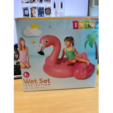 Flamenco hinchable Intex wet set collection