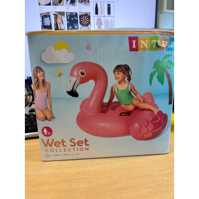 Flamenco hinchable Intex wet set collection