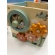 Cubo Actividades Madera Bebés,Cubi Montessori con Laberinto Versátil