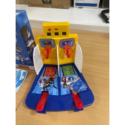 Sonic Juego de Basket, Arcade de Mesa, Luces y Sonido, Marcador electrónico
