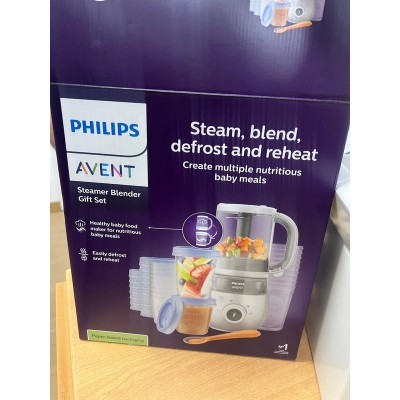Philips Avent vaporera/batidora 4 en 1, robot de cocina para bebés