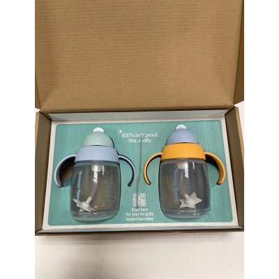 Tommee Tippee vaso de aprendizaje con pajita, 240 ml