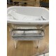 Interbaby Bañera Bebé Cambiador Plegable Patas, Ruedas, Hamaca
