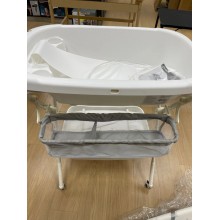 Interbaby Bañera Bebé Cambiador Plegable Patas, Ruedas, Hamaca