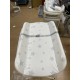 Interbaby Bañera Bebé Cambiador Plegable Patas, Ruedas, Hamaca