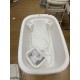 Interbaby Bañera Bebé Cambiador Plegable Patas, Ruedas, Hamaca