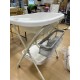 Interbaby Bañera Bebé Cambiador Plegable Patas, Ruedas, Hamaca