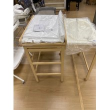 roba Mueble Cambiador con Bañera Extraíble 2 en 1 + Colchón Blanco Acolchado