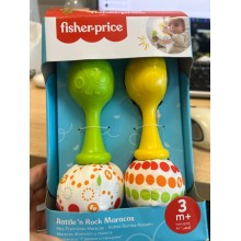 Fisher-Price Maracas Musicales, Juguete y sonajero para bebé +3 Meses
