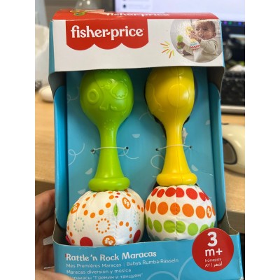 Fisher-Price Maracas Musicales, Juguete y sonajero para bebé +3 Meses
