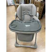 kk Kinderkraft Trona Bebé Ajustable Yummy, Bandeja, Hasta 3 Años, Gris