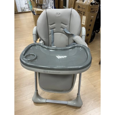 kk Kinderkraft Trona Bebé Ajustable Yummy, Bandeja, Hasta 3 Años, Gris