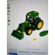 Tractor I con cargador frontal y contrapeso