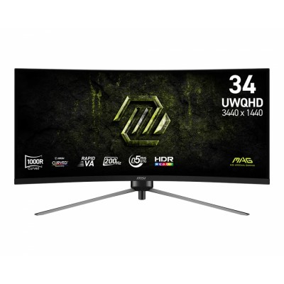 Monitor Msi MAG 345CQRF E20, 34", Quad HD, DisplayPort