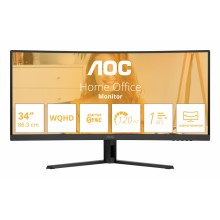 Monitor Aoc B3 CU34B3E, 34", Wide Quad HD, HDMI
