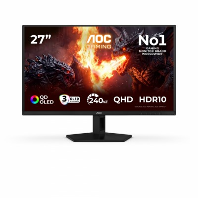 Monitor Aoc G4 Q27G41ZDF, 26.5", Quad HD, HDMI, DisplayPort