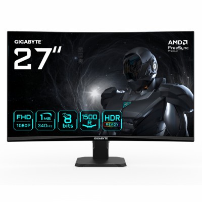Monitor Gigabyte GS27FC2 Curvo 27" FHD, 27", Full HD, HDMI