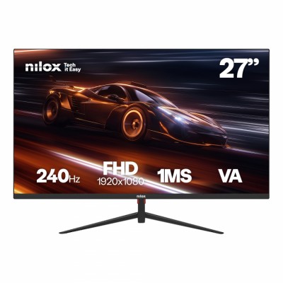Monitor Nilox 27 GAMING FHD 240HZ, 27", Full HD, DisplayPort