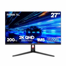 Monitor Nilox 27 CURVO 200HZ 2K HDMI DP, 27", 2K, HDMI