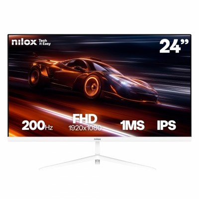 Monitor Nilox 24 IPS 200HZ 1MS HDMI Y DP, 23.8", Full HD, HDMI