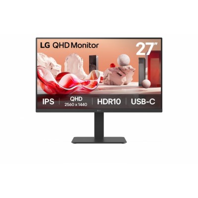 Monitor LG 27BA65QB, 27", Wide Quad HD, DisplayPort