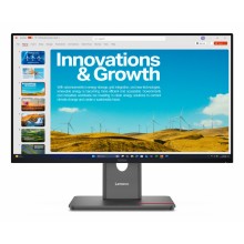 Monitor Lenovo ThinkVision P24QD, 23.8", Quad HD, DisplayPort, USB-C, USB