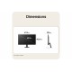 Monitor LG 27U411B-B, 27", Full HD, HDMI, VGA