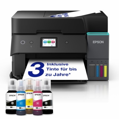Impresora Epson EcoTank ET-4950, Multifunción con Fax, Inyección de tinta, A4, WiFi y Ethernet