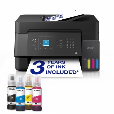 Impresora Epson EcoTank ET-4900, Multifunción con Fax, Inyección de tinta, A4, WiFi y Ethernet