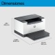 HP LaserJet M209d Blanco y negro Impresora, A doble cara