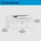 HP LaserJet M110w Inalámbrico Blanco y negro Impresora
