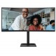 Monitor Aoc E4 CU34E4CV, 34", Wide Quad HD, HDMI, DisplayPort, USB-C