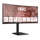Monitor Aoc E4 CU34E4CV, 34", Wide Quad HD, HDMI, DisplayPort, USB-C