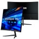 Monitor Nilox 23 8 CURVO 200HZ HDMI DP, 23.8", Full HD