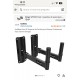 Audibax Neo 40 Soporte de Pared para Altavoz Profesional. Vaso 35mm (Pareja)